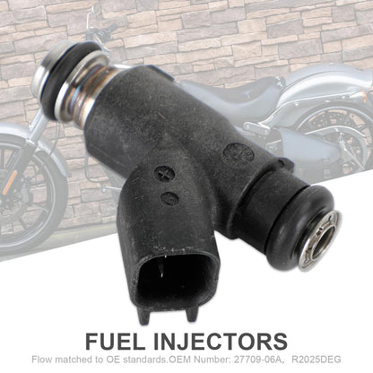 Iniettori di carburante 27709-06A per Road King Street Glide R2025DEG Generico