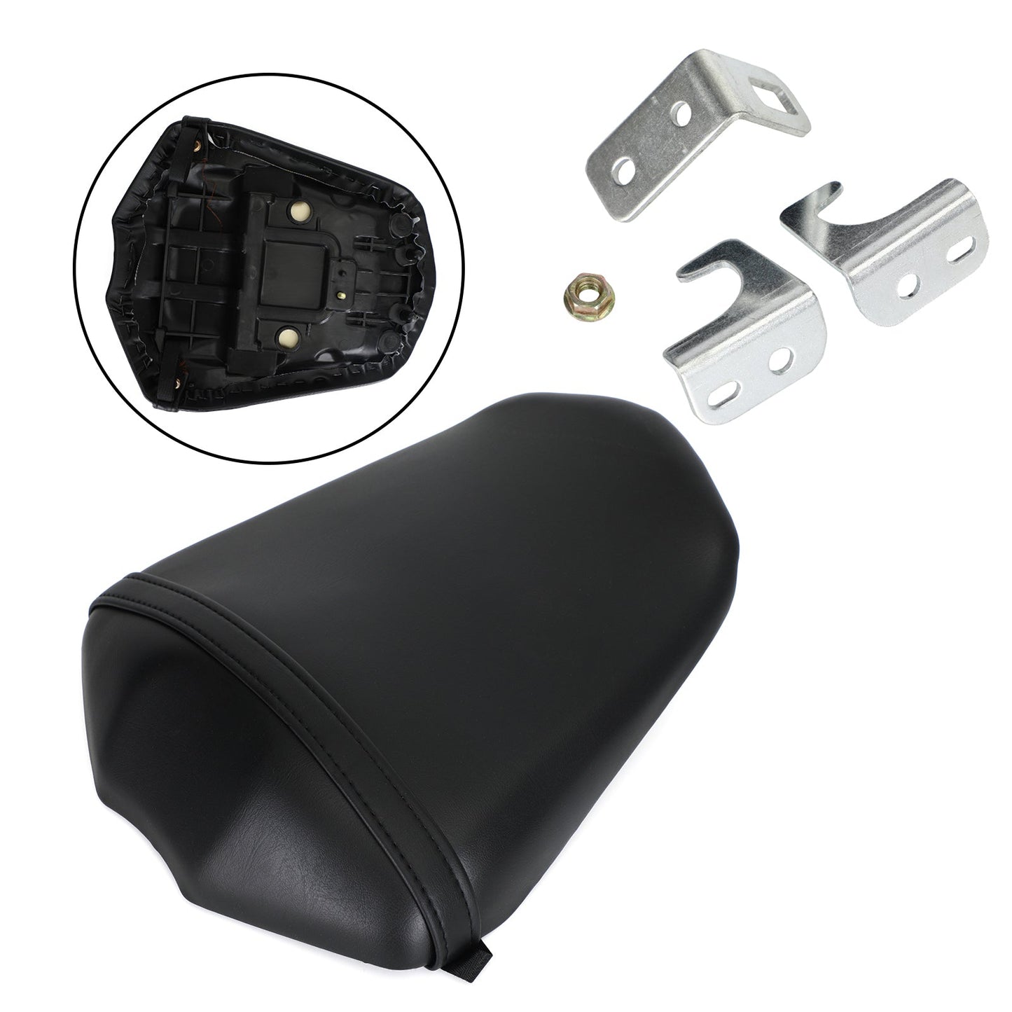 Cuscino sedile passeggero posteriore nero adatto per Yamaha FZ-1S FZ1S 06-10 3C3-24750-02-00