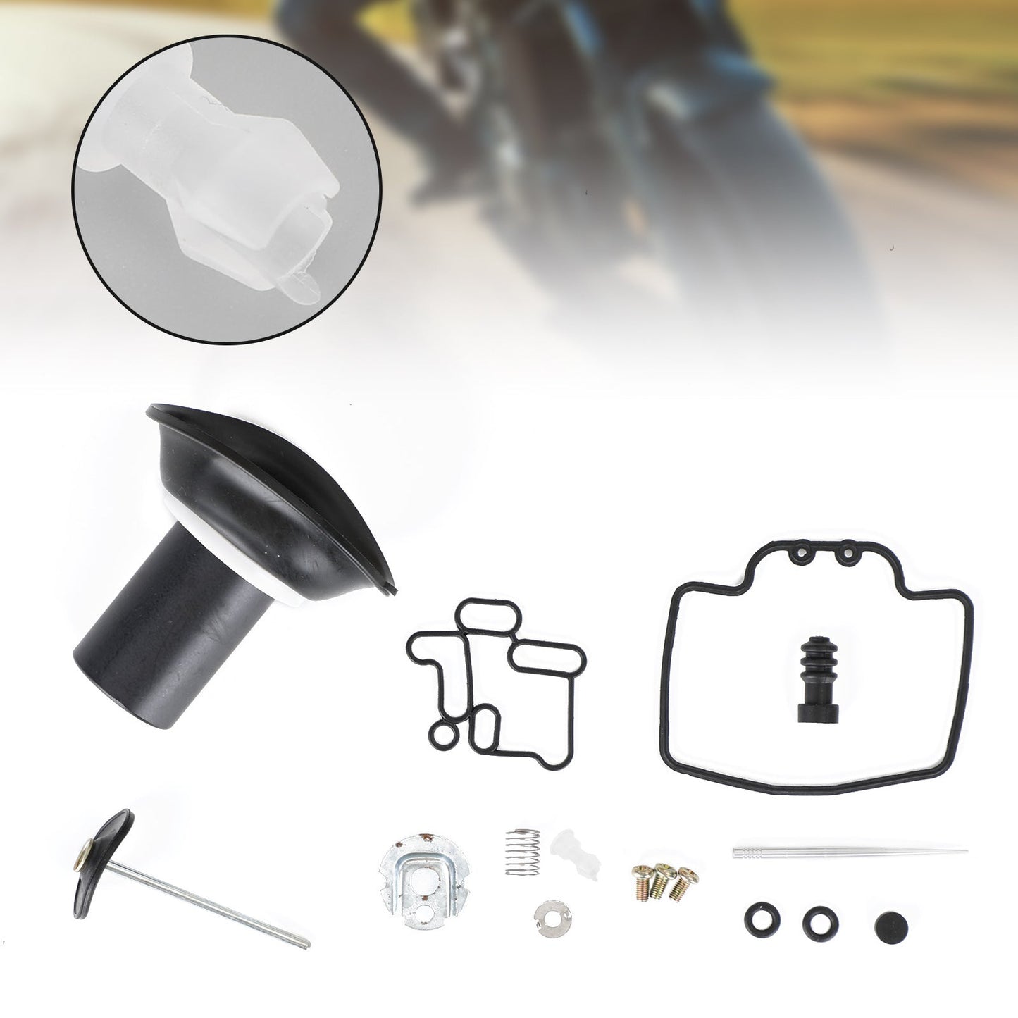 Kit riparazione carburatore diaframma stantuffo adatto per Yamaha SKYLINER MAJESTY YP250 1996-2003 Generico
