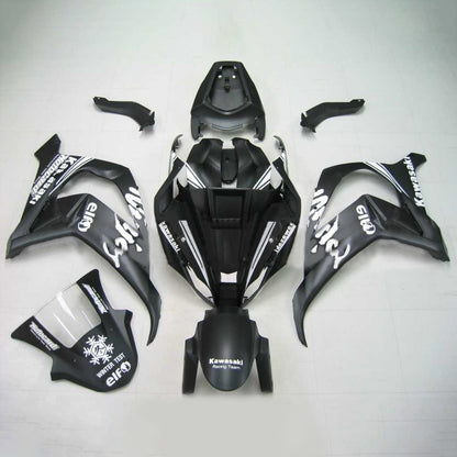 Amotopart Kawasaki ZX10R 2011-2015 MAT Black & Snow Decal Sale Kit