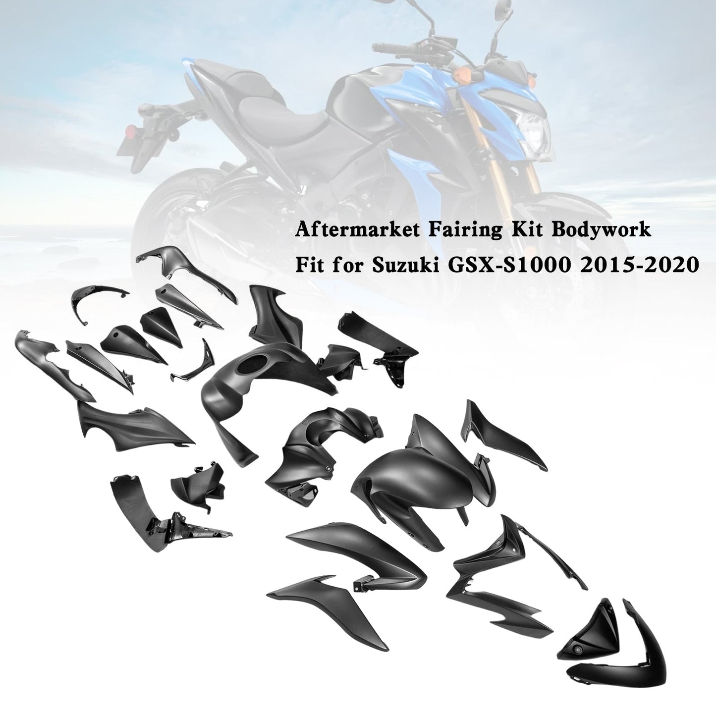 Kit carena carrozzeria in plastica Amotopart Suzuki GSX-S 1000 2015-2020