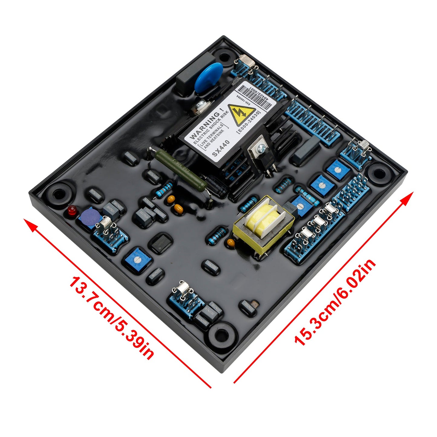 Regolatore di tensione automatico AVR SX440 compatibile con parti del generatore