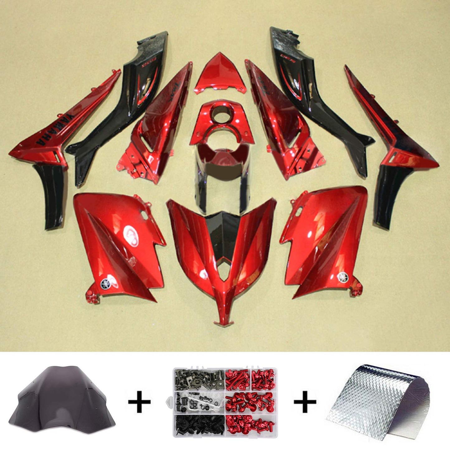 Amotopart Yamaha T-Max TMAX530 2012-2014 Kit carena Carrozzeria