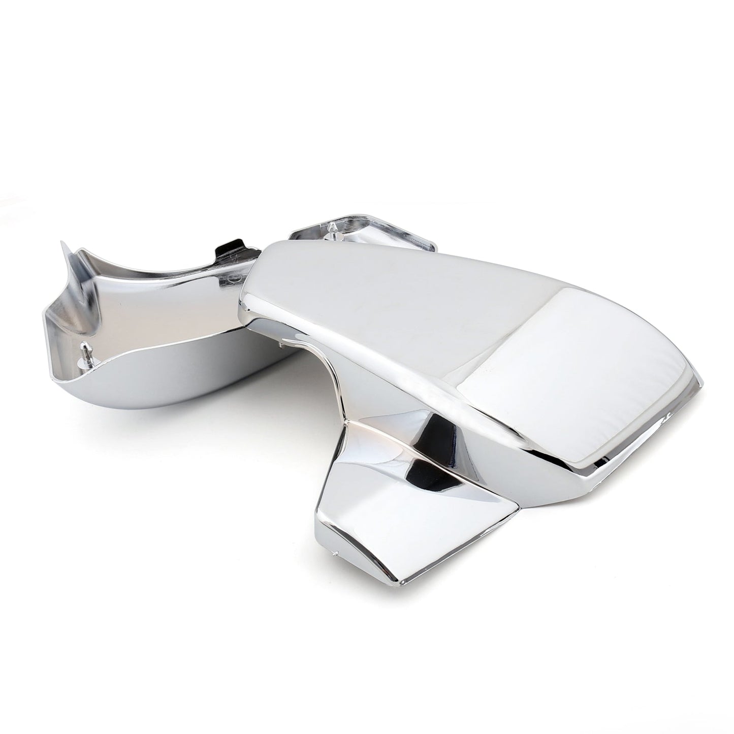 Coperchi laterali batteria in ABS per Honda VT600 Shadow VLX600 Deluxe 1999-2007 Chrome Generico