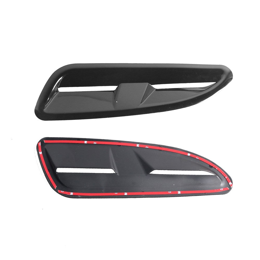 Prese d'aria per cofano in plastica ABS Finitura nera lucida per Jaguar Xkr Style Rs Vxr Ford Bmw