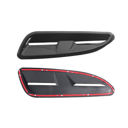 Prese d'aria per cofano in plastica ABS Finitura nera lucida per Jaguar Xkr Style Rs Vxr Ford Bmw