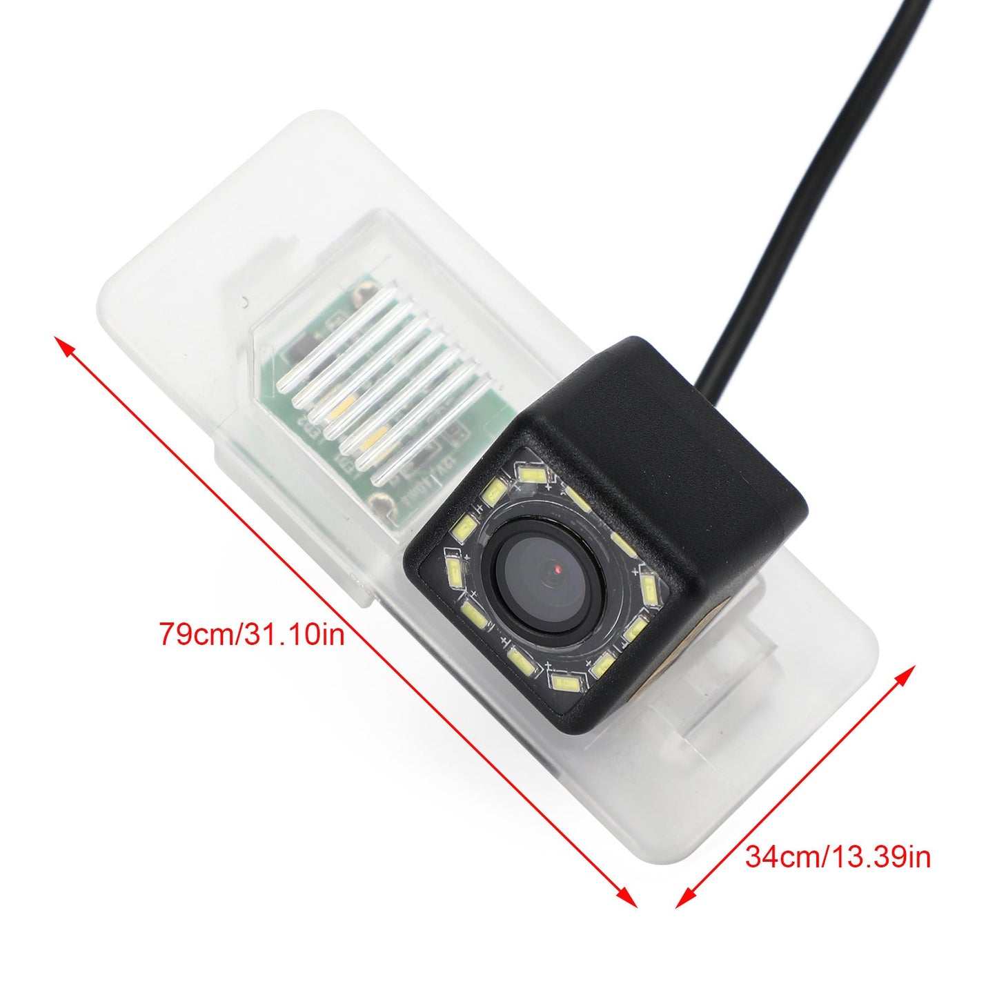 La traiettoria dinamica HD tiene traccia della telecamera posteriore wireless per auto adatta per E46 E53 E70