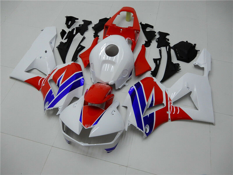 Kit Carenatura Per Honda CBR600RR 2013-2021 Bianco Blu ABS Stampo Ad Iniezione Carrozzeria Generico