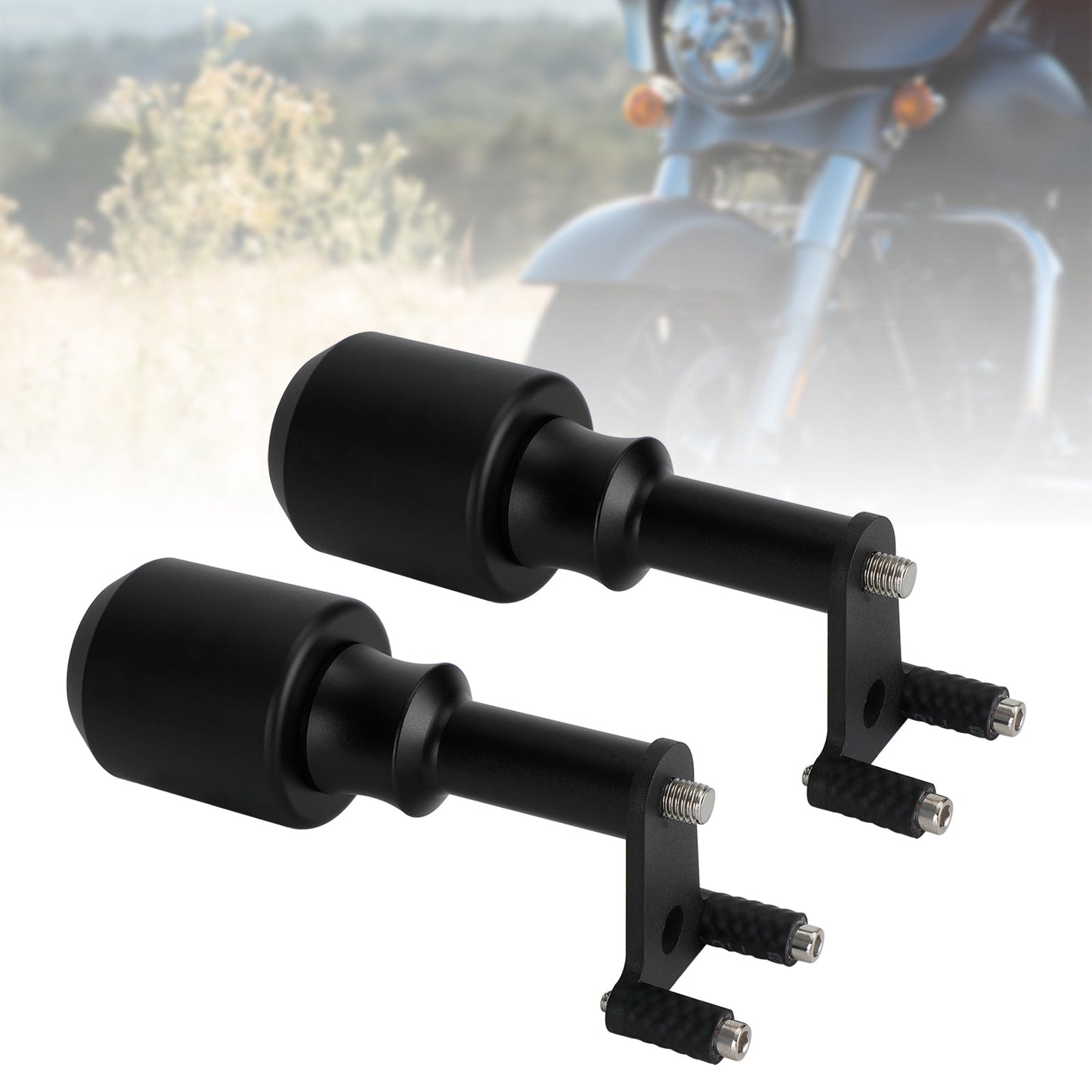 Kawasaki Ninja Z400 18-21 500 2024-2025 Protezione Slider Crash Bobbins Alluminio Nero