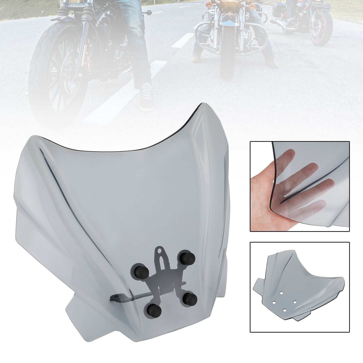 2019-2021 ABS Benelli 502 C Moto Parabrezza Parabrezza