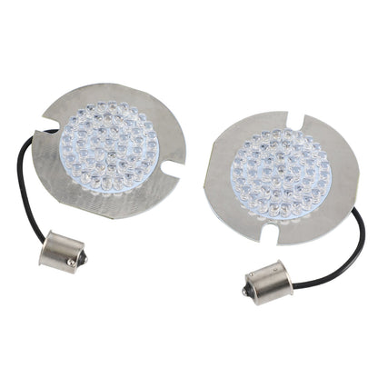 1156 lampadine a LED per indicatori di direzione stile piatto adatte per Touring Road King Softail generico