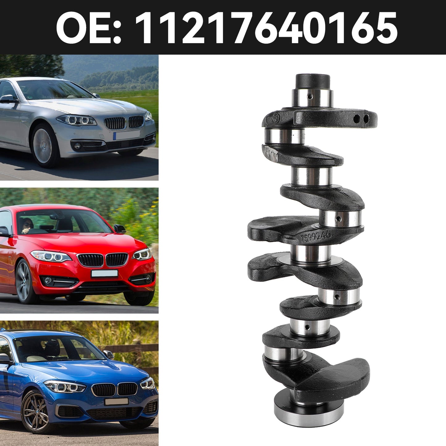 2011-2017 BMW 528i 528ix X3 20i/20ix 28i/28ix motore albero motore 11217640165 11212212762 11217599247