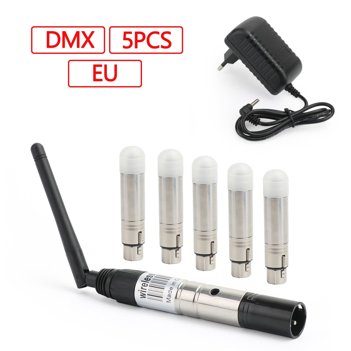DMX512 Wireless Trasmettitore Ricevitore DMX Controller 2.4G Stage Lighting EU