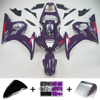 Amotopart Yamaha 2005 YZF 600 R6 Kit di grilletto viola