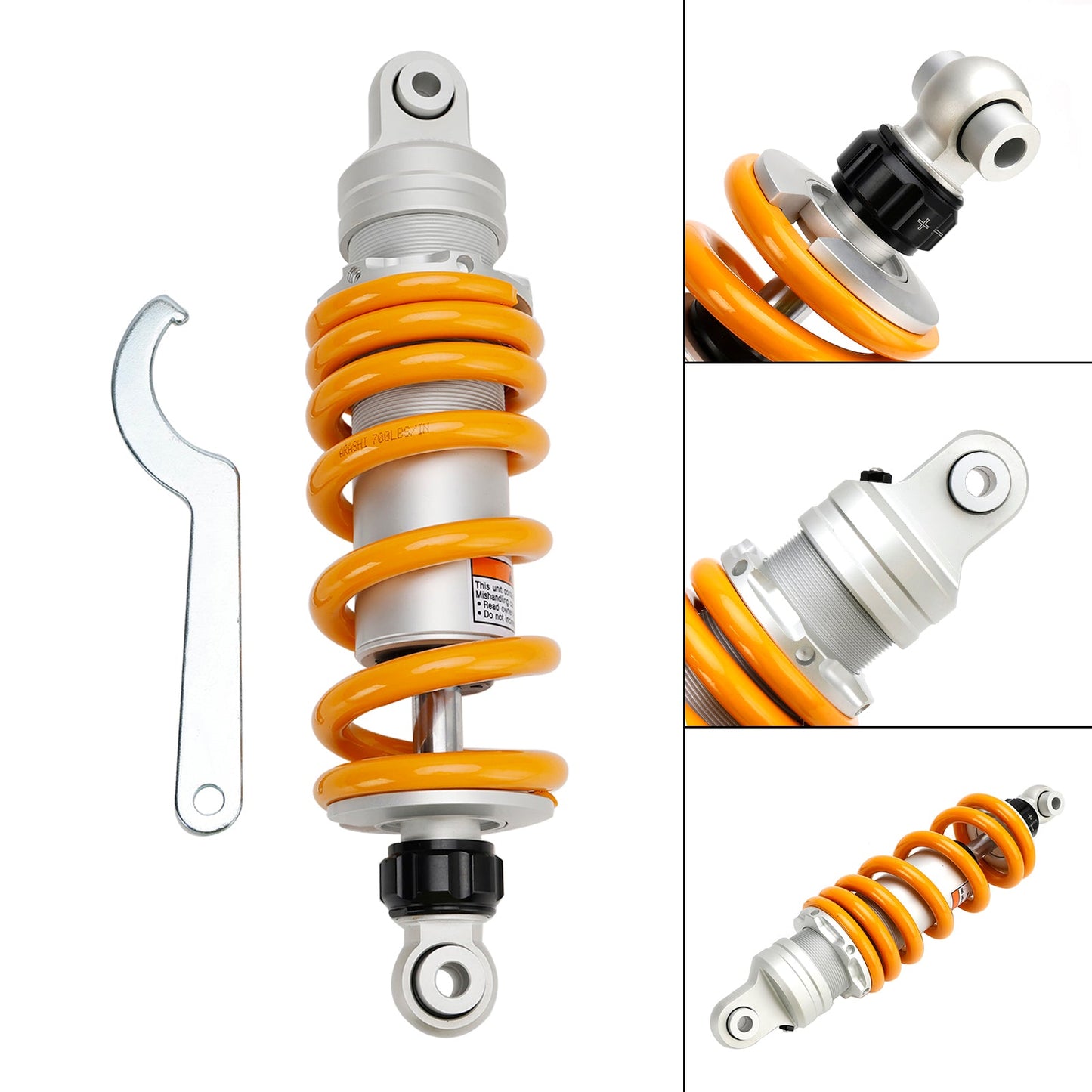 Ammortizzatori pneumatici con sospensione posteriore HONDA NC700X 2012-2017 da 305 mm