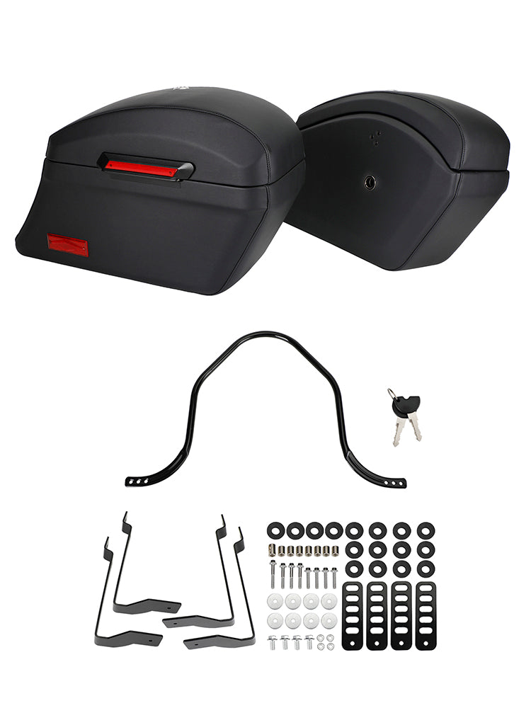 Kit di montaggio resistente e borse rigide Borse laterali per Fat Boy Softai Road King