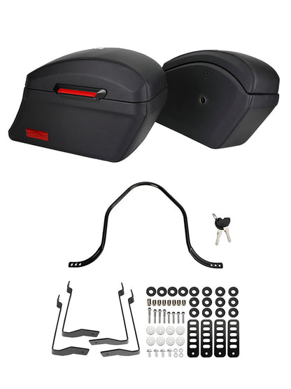 Kit di montaggio resistente e borse rigide Borse laterali per Fat Boy Softai Road King