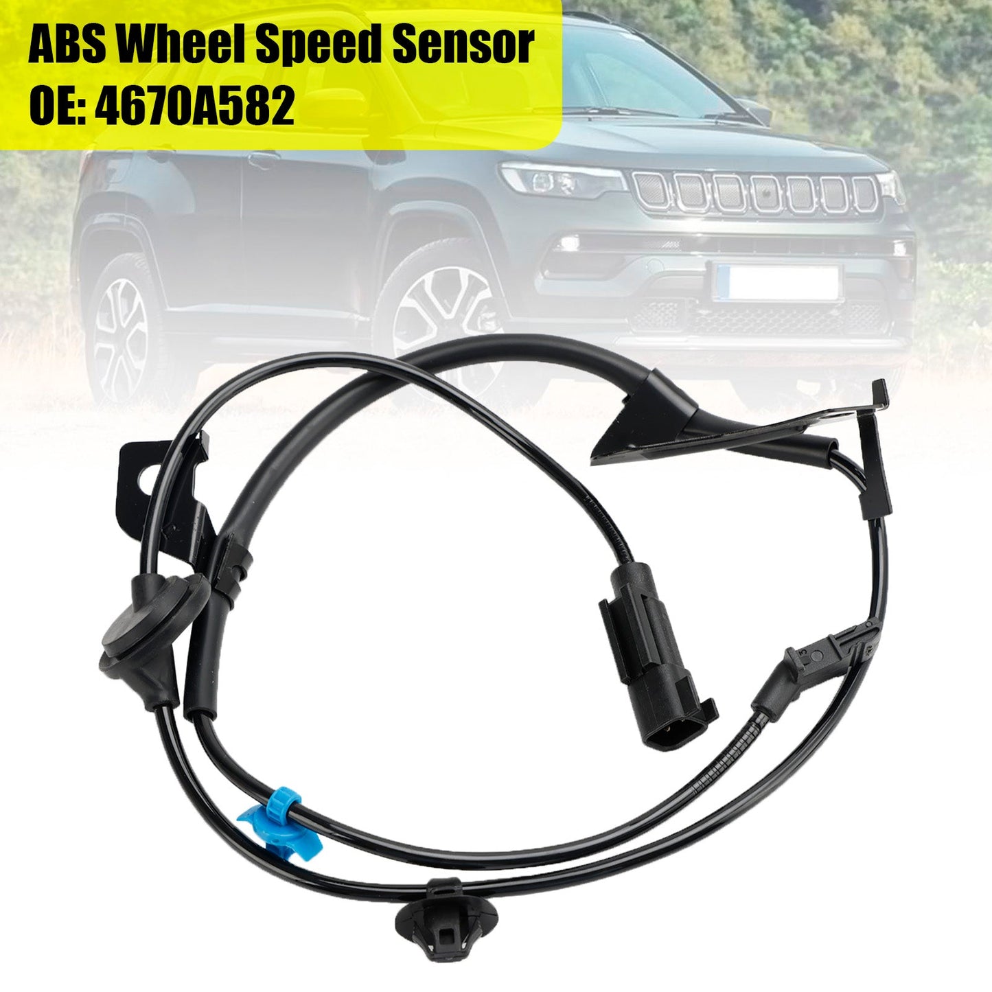 4670A582 Sensore di velocità della ruota ABS posteriore destro per Jeep Compassm Mk49 Patriotm Mk7