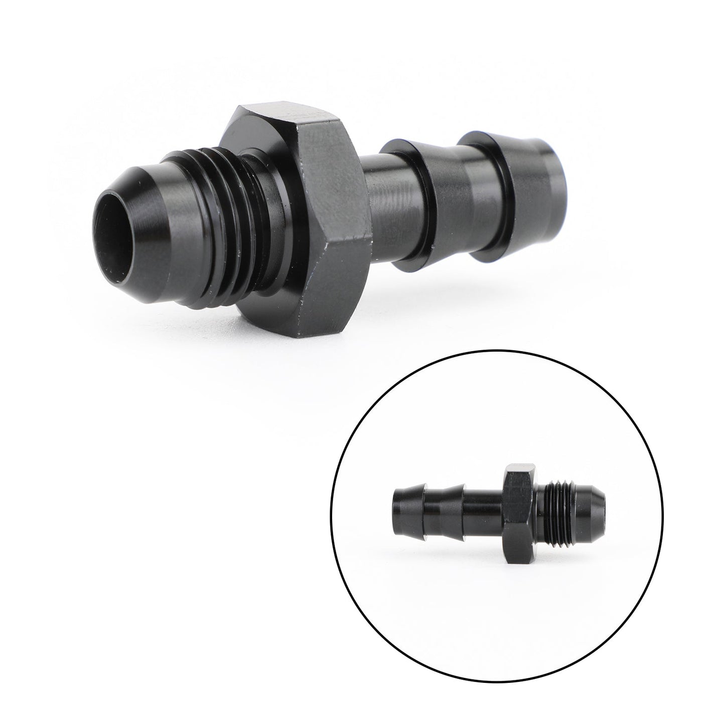 6 AN Maschio Flare a 3/8'' Raccordo portagomma AN6 6AN -6AN 3/8 Push Lock Generico