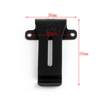 10 clip da cintura in metallo per Kenwood TK-208 TK-308 TH-22AT TH-42AT BF-888S/666s/777S