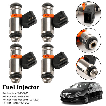 4PCS Iniettore di carburante IWP095 per Fiat Punto 1.4L 2007-2009 Fit Fiat Palio 1.6L