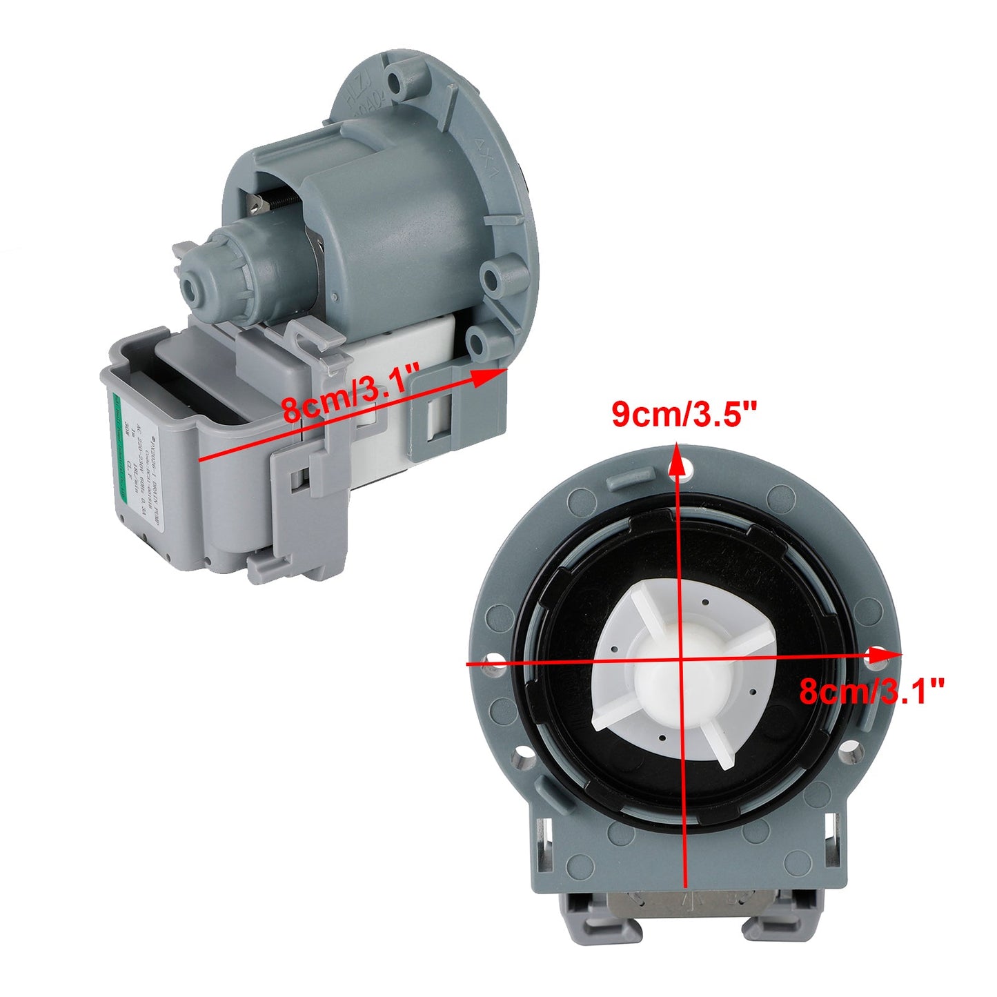 Motore della pompa di scarico dell'acqua della lavatrice per Samsung DC31-00030 B20-5 AC 220-230V
