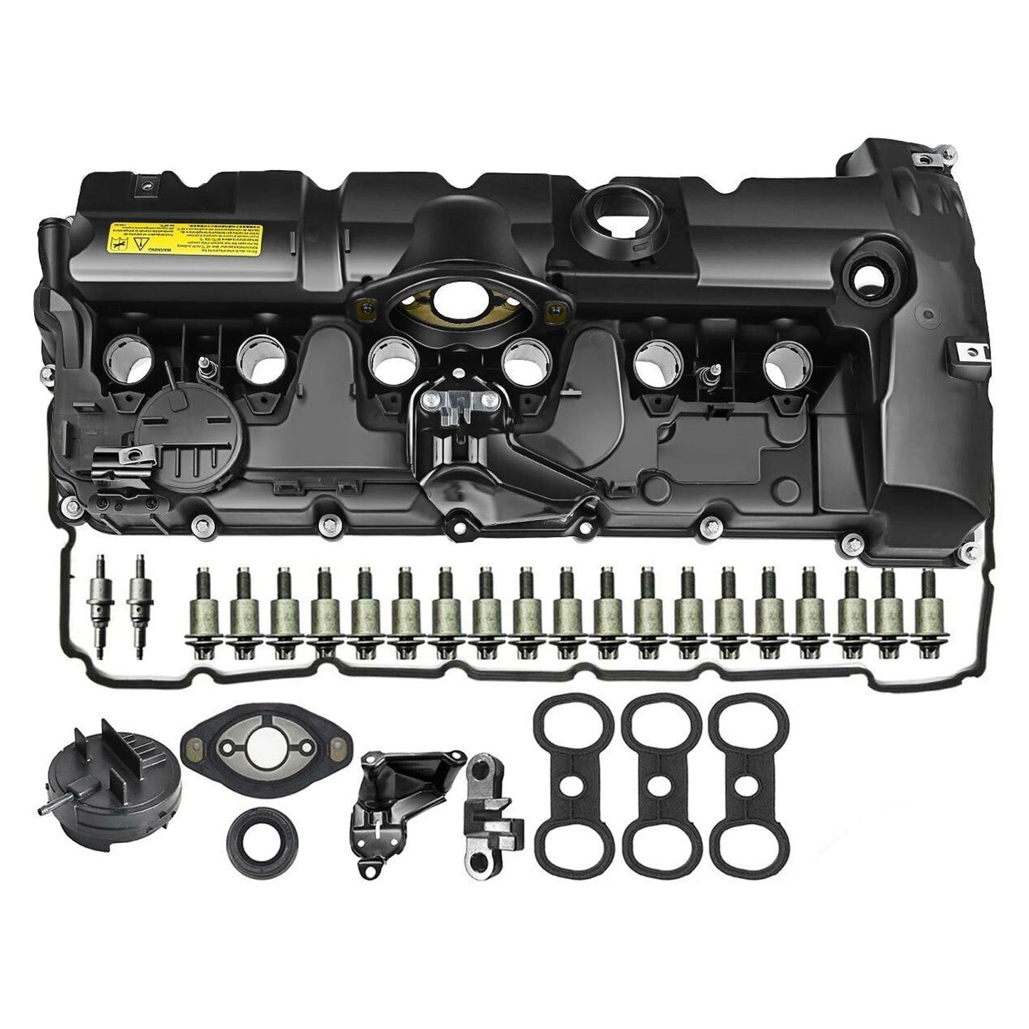 Coperchio valvola BMW X3 2009-2012 L6 3.0L con bulloni guarnizione 11127552281