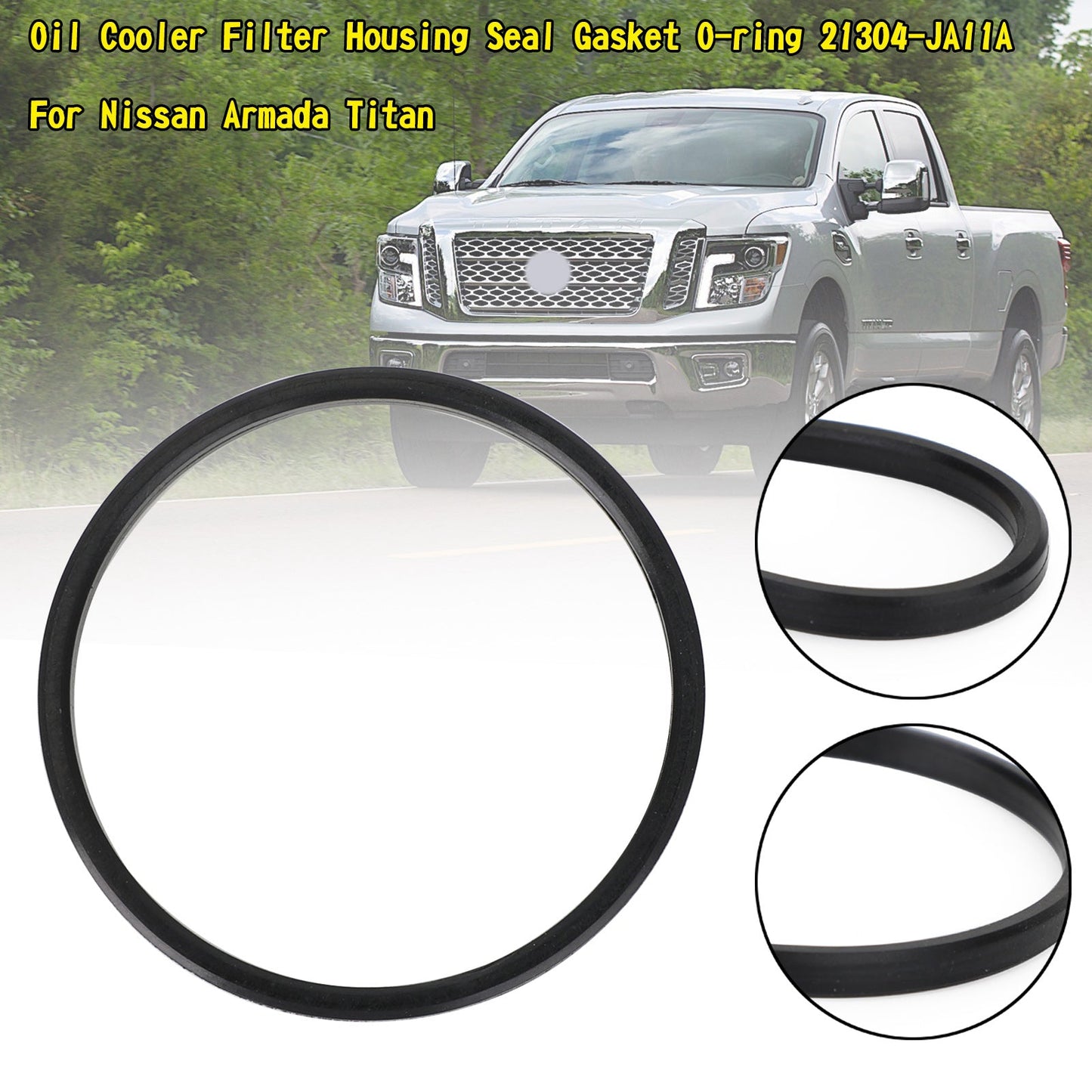 Le migliori offerte per Nissan Armada Titan Oil Cooler Filter Housing Seal O-ring 21304-JA11A sono su ✓ Confronta prezzi e caratteristiche di prodotti nuovi e usati ✓ Molti articoli con consegna gratis!