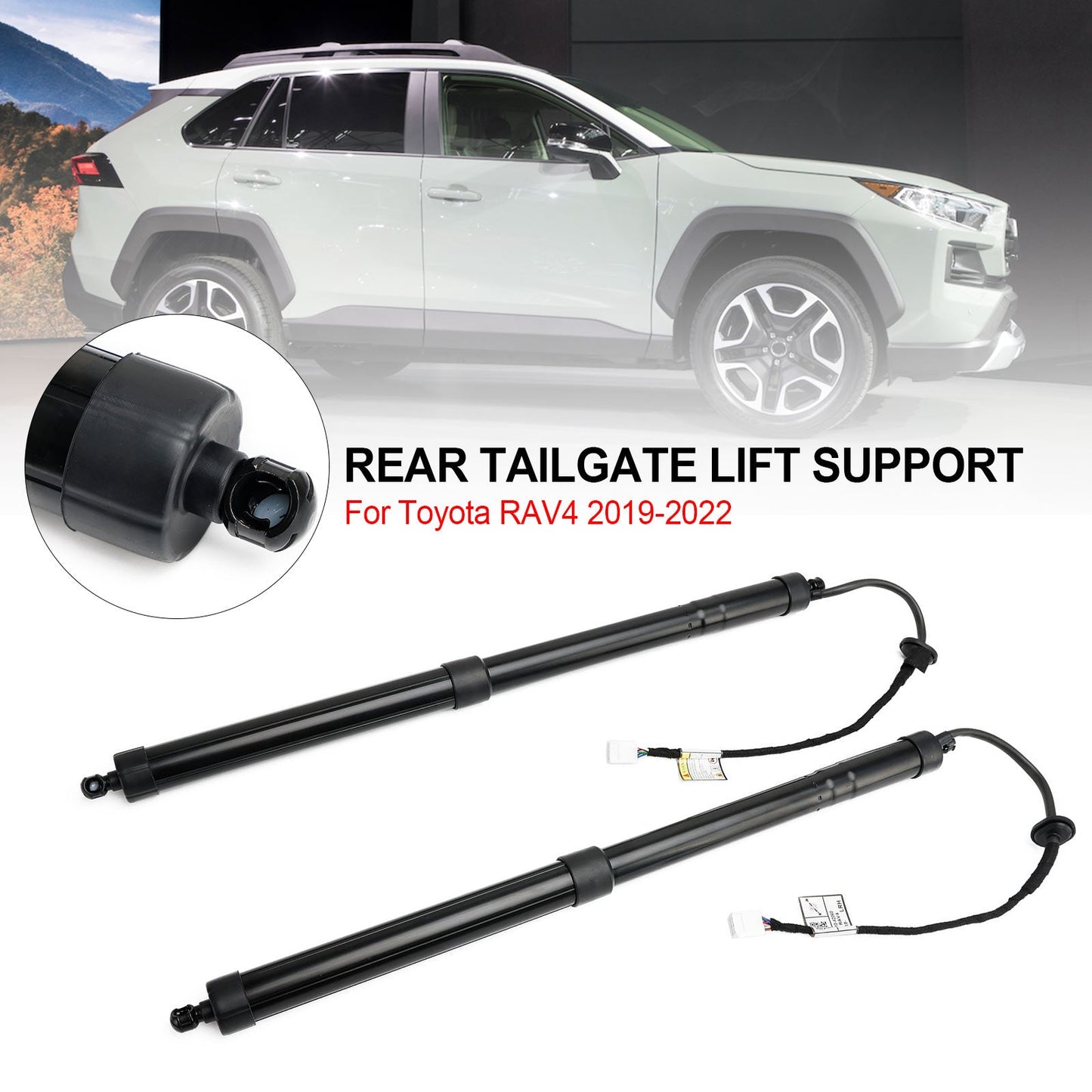 Per Toyota RAV4 2019-2022 supporto per sollevamento portellone posteriore posteriore 2 pezzi 6891042060