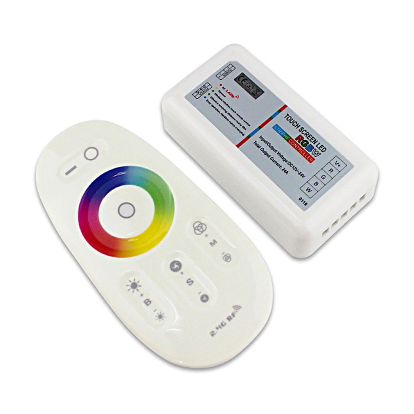 Telecomando 2.4G Touch RF Control per striscia luminosa a LED DC 12-24V RGBW