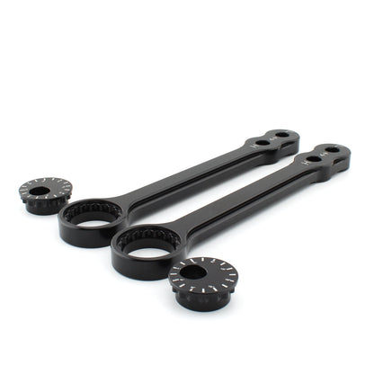Kawasaki Ninja 400 250 Z400 Z250 13-23 Kit collegamento ribassamento in alluminio CNC 40mm