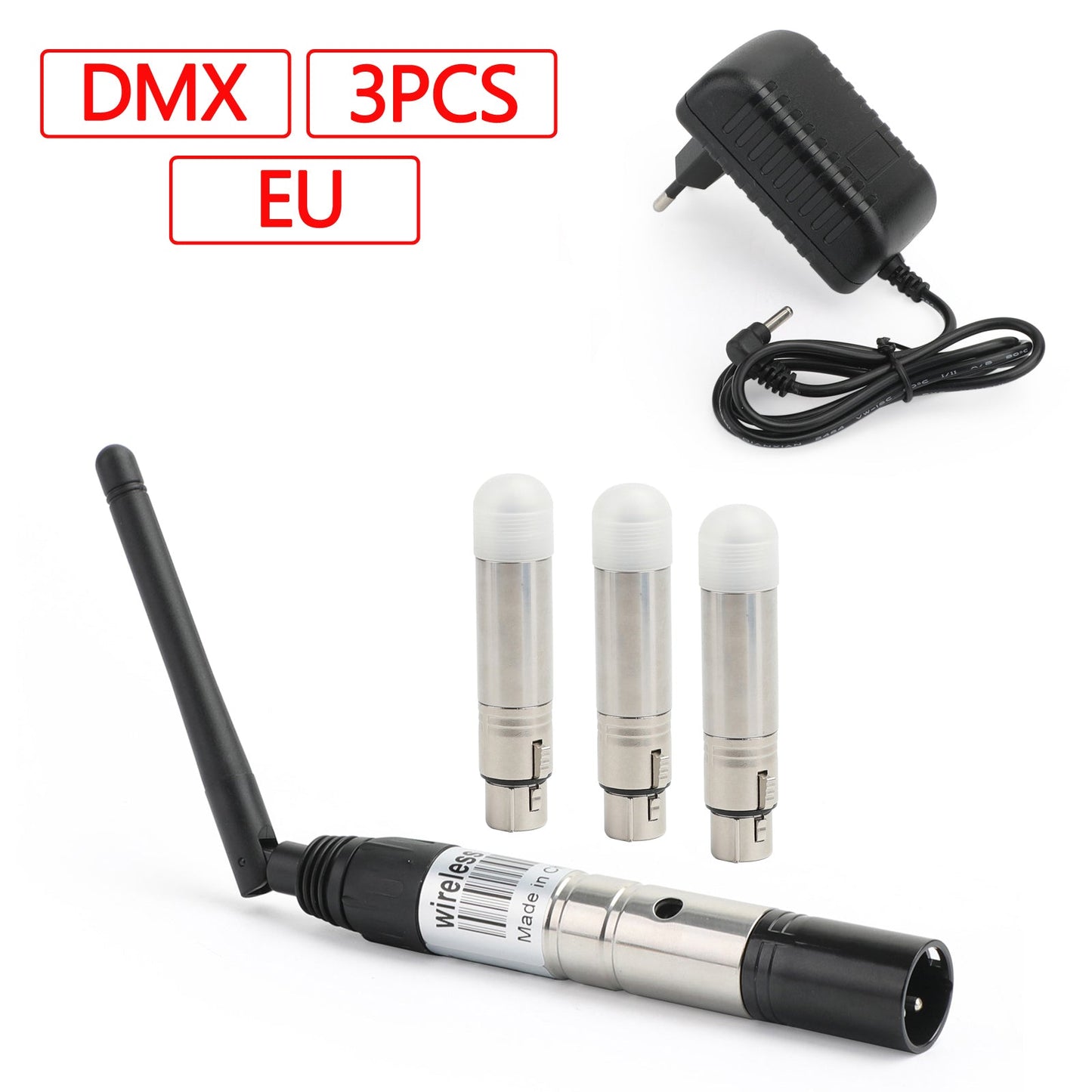 DMX512 Wireless Trasmettitore Ricevitore DMX Controller 2.4G Stage Lighting EU
