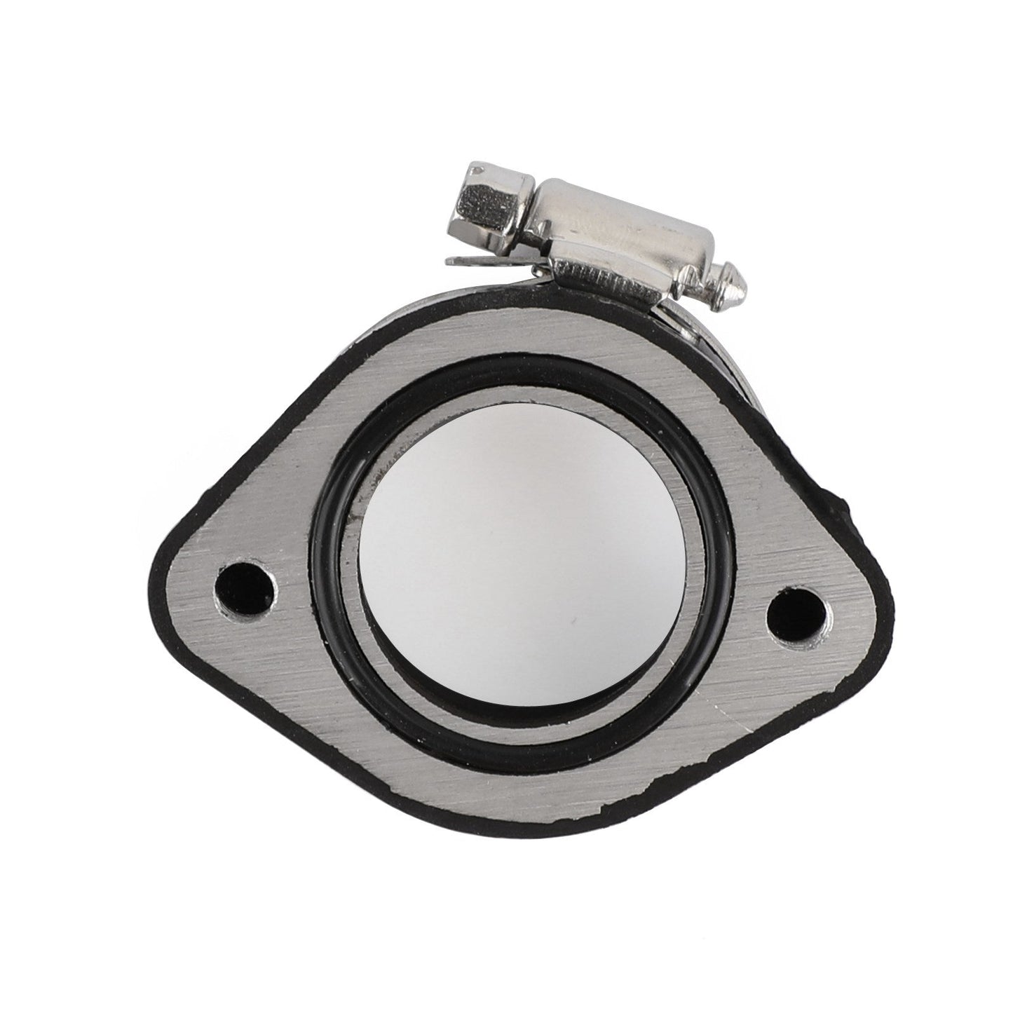 2x collettore flangia adattatore aspirazione carburatore con morsetto per VM24 PE26 PE28 PWK 28mm