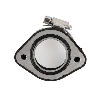 2x collettore flangia adattatore aspirazione carburatore con morsetto per VM24 PE26 PE28 PWK 28mm