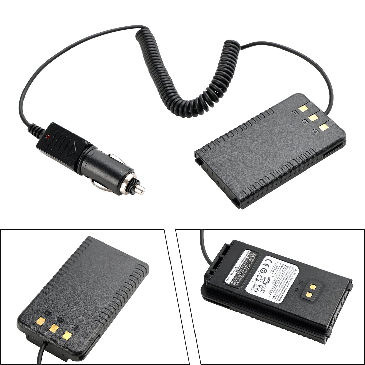 Adattatore eliminatore batteria SBR-26Li per caricabatteria da auto 12-24V per radio FT25R FT65R