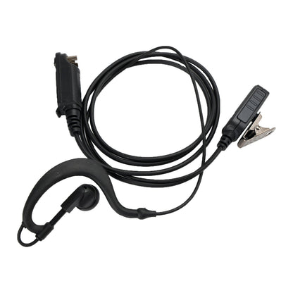 Caltta PD790-025 Auricolare con gancio auricolare ovale PTT in un walkie-talkie per Caltta PD790