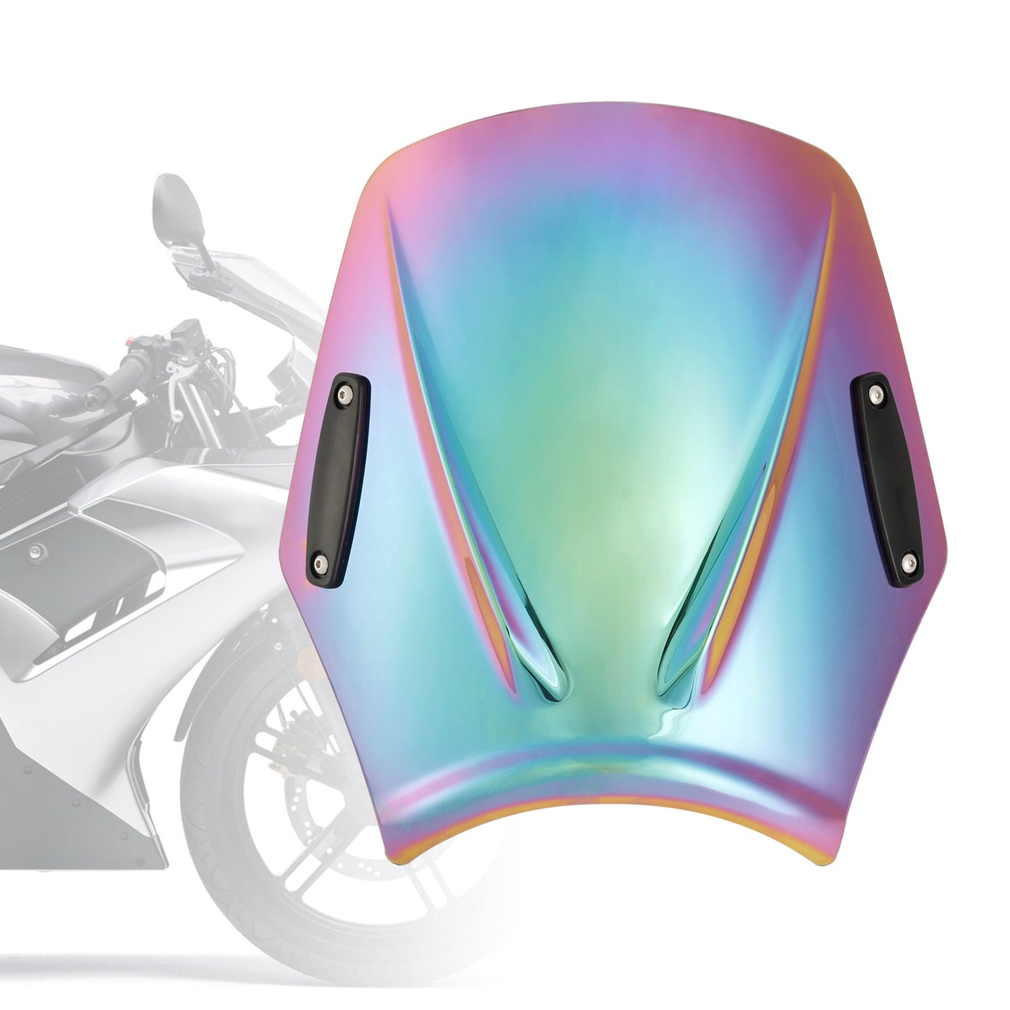 Moto con manubrio da 22mm / 7/8" Parabrezza WindScreen Universale