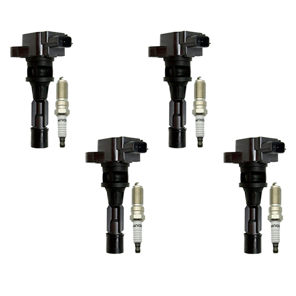 2009-2013 Mazda 6 L4 2.5L 4x Bobine di accensione + Candele UF540