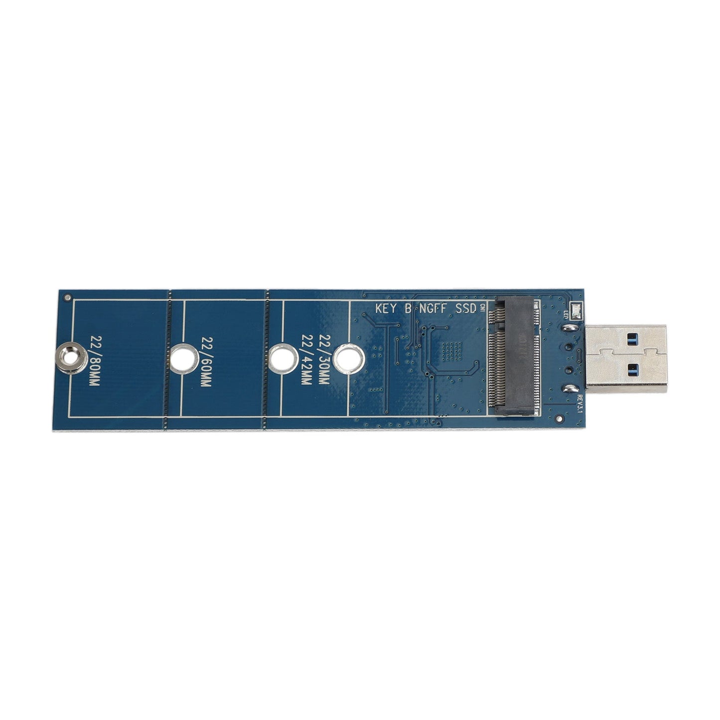 Adattatore da M.2 a USB Chiave B Adattatore SSD con protocollo SATA M.2 per 2230 2242 2260 2280