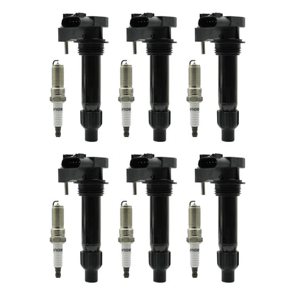 2007-2009 Suzuki XL-7 Saturn Aura Pontiac G6 6 Bobina di accensione 6 Candela UF569 12590990 Fedex Express