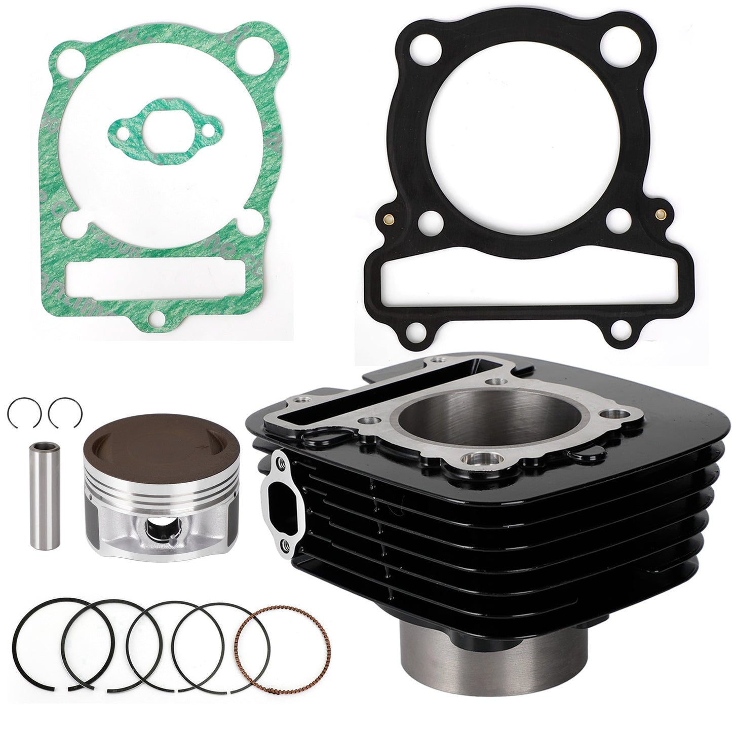 Cilindro Pistone Guarnizione Top End Kit Set Per Yamaha Grizzly 350 2007-2014 Fedex Express Generico
