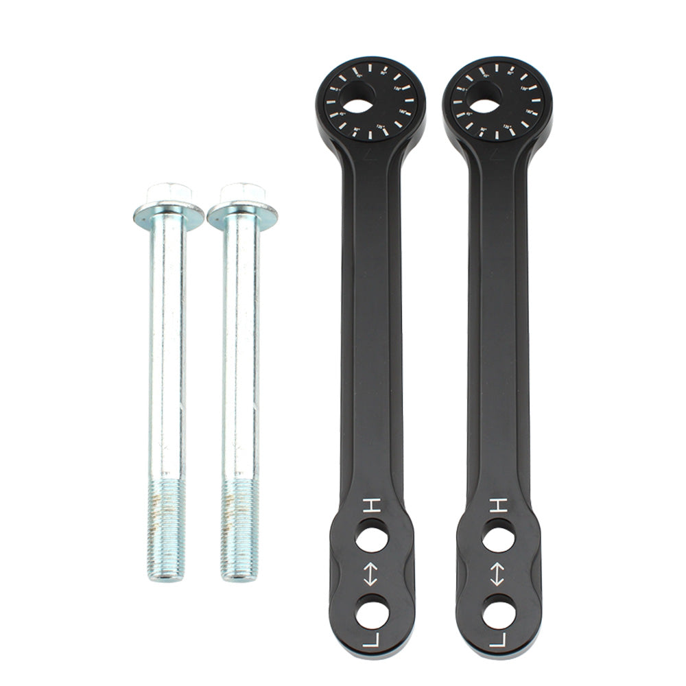 Kawasaki Ninja 400 250 Z400 Z250 13-23 Kit collegamento ribassamento in alluminio CNC 40mm