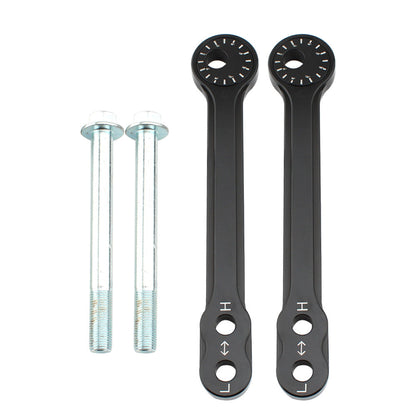 Kawasaki Ninja 400 250 Z400 Z250 13-23 Kit collegamento ribassamento in alluminio CNC 40mm
