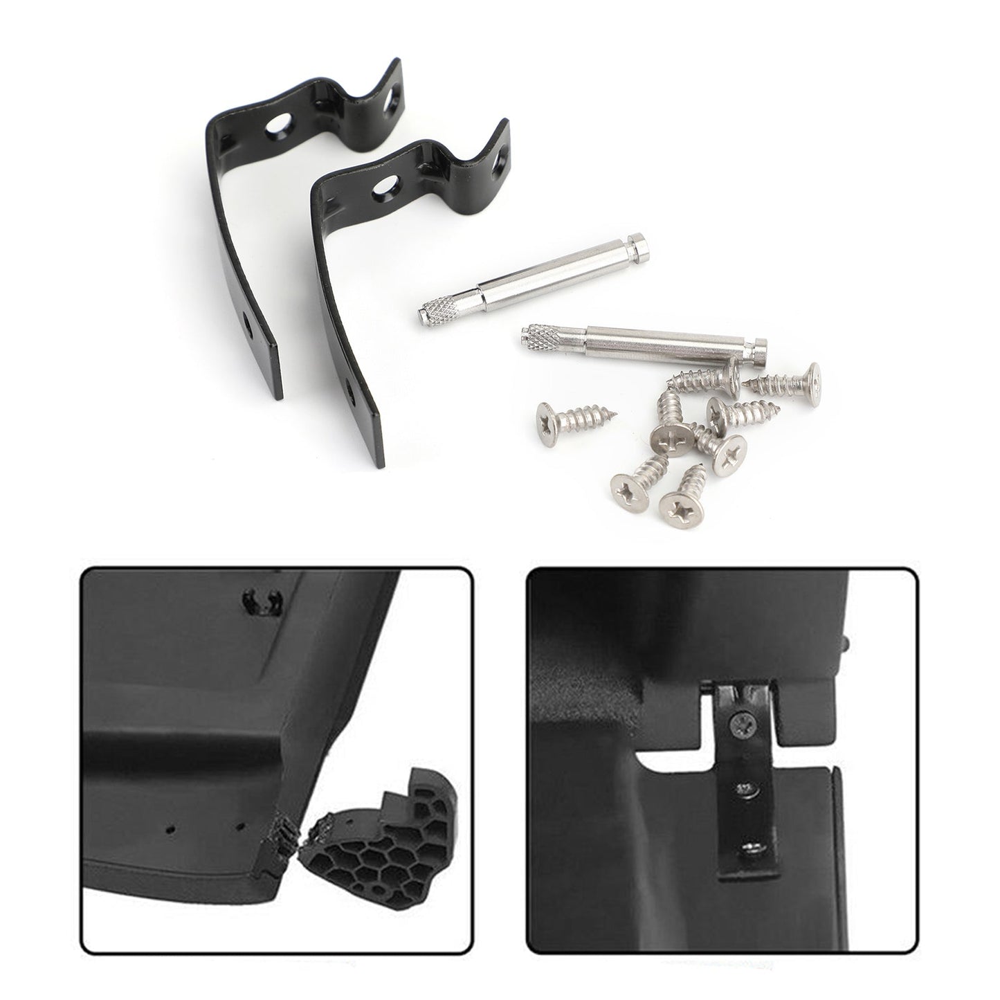 Nuovo kit di riparazione vano portaoggetti per Audi coperchio cerniera A4 S4 RS4 B6 B7 staffa 8E2857131 generico