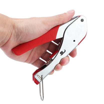 Compression Stripper Tool Crimpatrice coassiale tipo F + 10 connettori a crimpare RG6