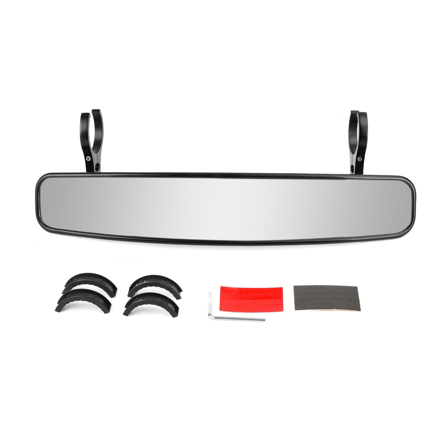 1.75 "2" UTV Center View Specchio 17" Per Yamaha YXZ1000 Wolverine X2 X4 2015+ Generico