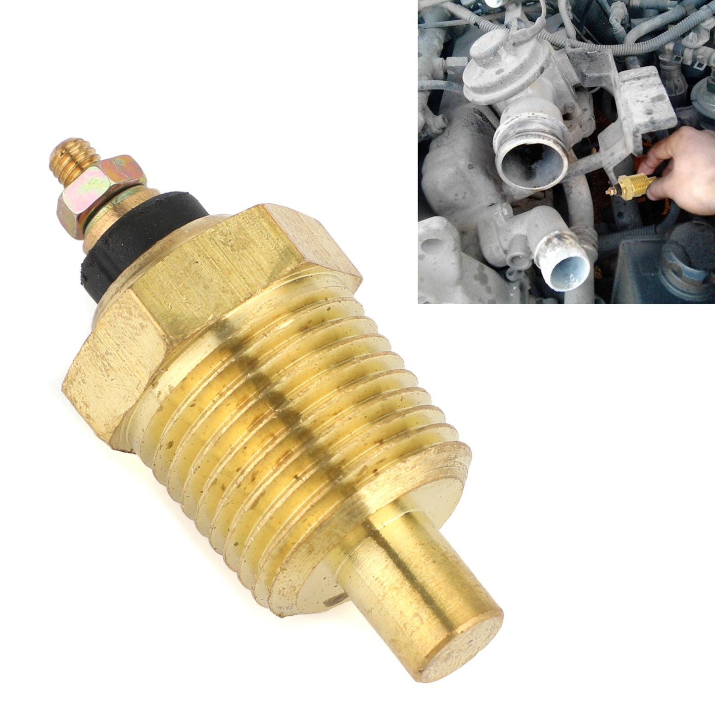 1/2 "Temp Sender Sensore di temperatura Mercruiser v6 v8 4.3 5.0 5.7 7.4 8.2 350