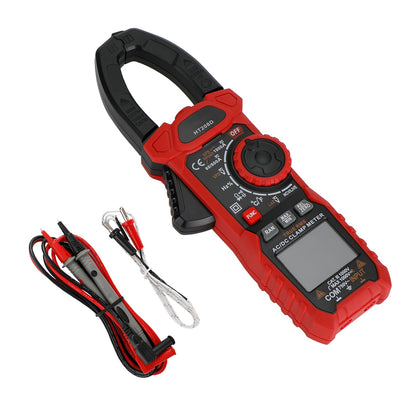 HT208D Pinza amperometrica AC DC 6000 conta il tester di resistenza alla tensione di corrente