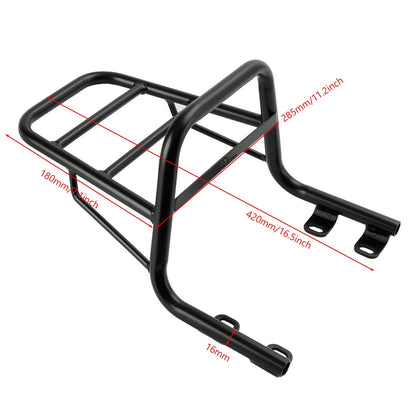 Portapacchi posteriore Tube - Nero Per Interceptor 650 / Continental 650 / GT 2019 - 2023