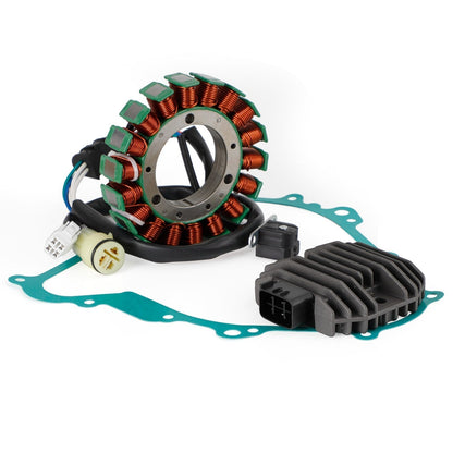 Set guarnizioni raddrizzatore regolatore statore generatore per Yamaha Rhino 450 2006-2009 Fedex Express generico
